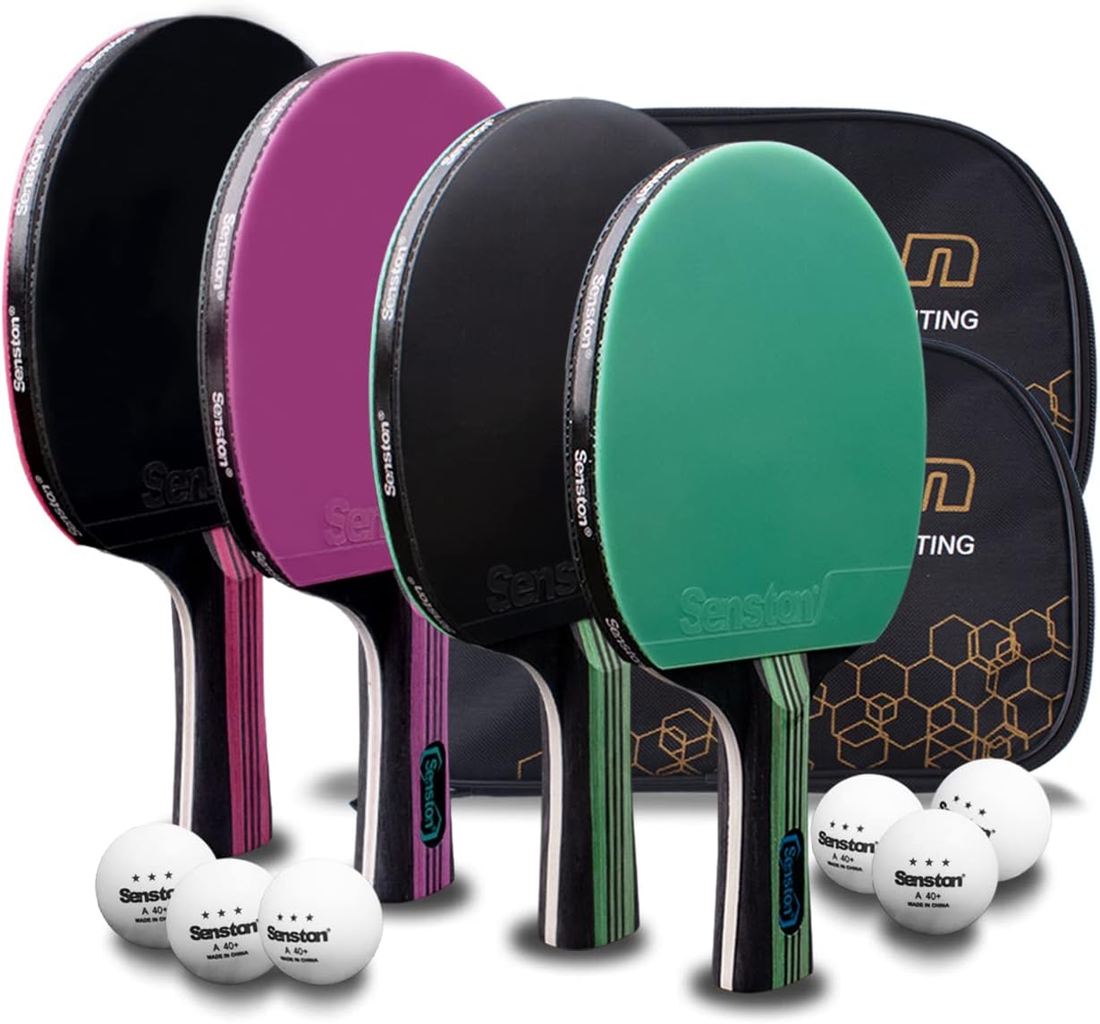 Table Tennis Reference - ชุดไม้ปิงปอง 5 ชั้น 4 ชิ้น –