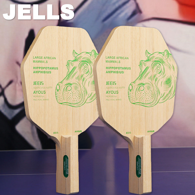 Table Tennis Paddle - ไม้ปิงปอง JEELS 1-Ply Ayous รุ่น Hexagonal