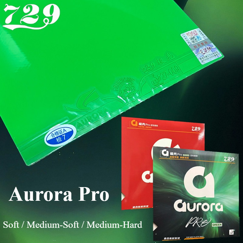Table Tennis Games - ยางปิงปอง 729 Friendship Aurora Pro Green