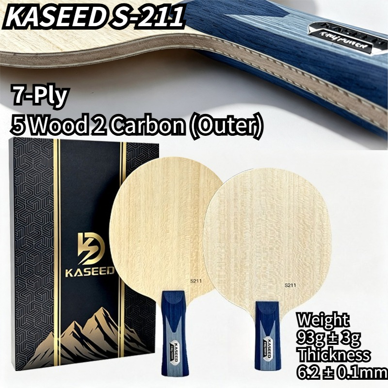 Table Tennis Review - ไม้ปิงปอง KASEED S211 King Power โครงสร้าง
