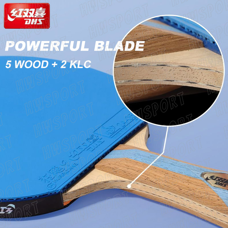 DHS ไม้ตีปิงปอง7ดาวไม้ตีลายกีฬ - Table Tennis Review บทวิจารณ์และราคา