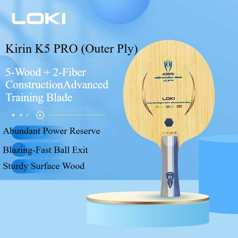 ไม้ปิงปอง LOKI Kirin K5 PRO 5  - Table Tennis Loki บทวิจารณ์และราคา