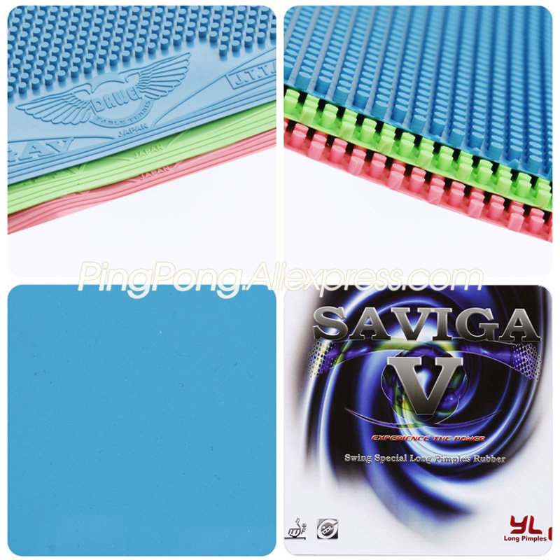 สีสัน DAWEI SAVIGA V Pips-ยาวป - Table Tennis Review บทวิจารณ์และราคา