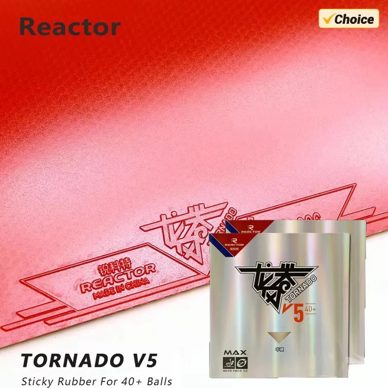 ยางปิงปอง REACTOR Tornado V5 ส - Table Tennis Games บทวิจารณ์และราคา