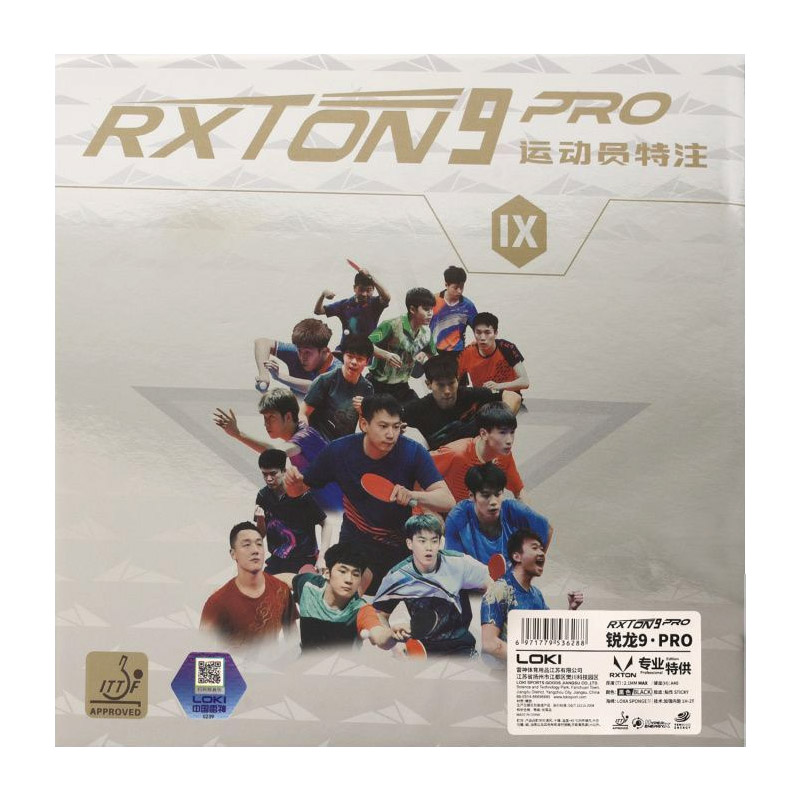 LOKI RXTON 9 PRO ยางปิงปองแบบพ - Table Tennis Loki บทวิจารณ์และราคา